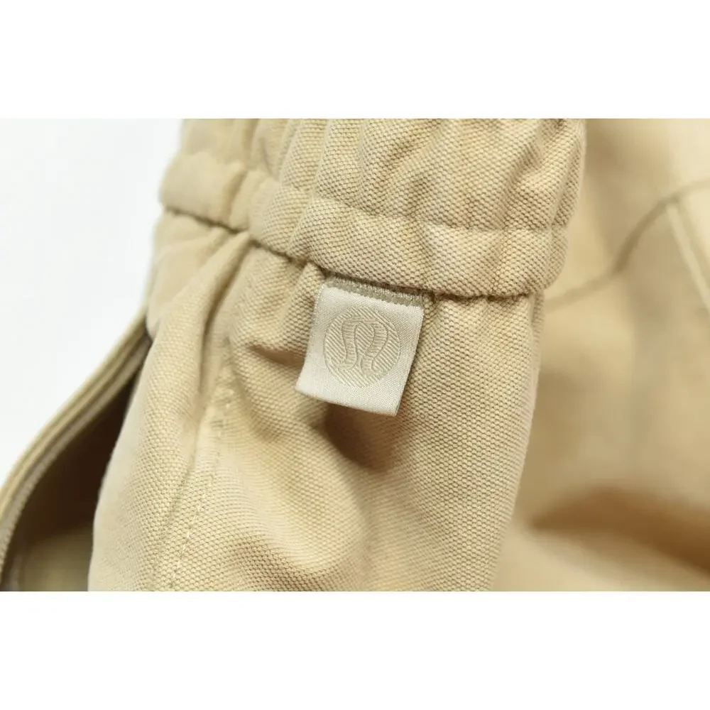 Lululemon Utilitech Joggers Mens Medium Beige Khaki Pull-On Drawstring Slim Fit